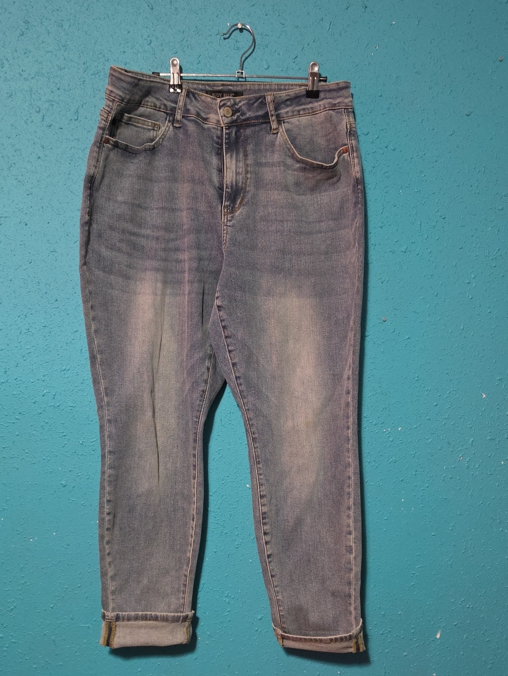 Judy Blue Light Blue Boyfriend Jeans
